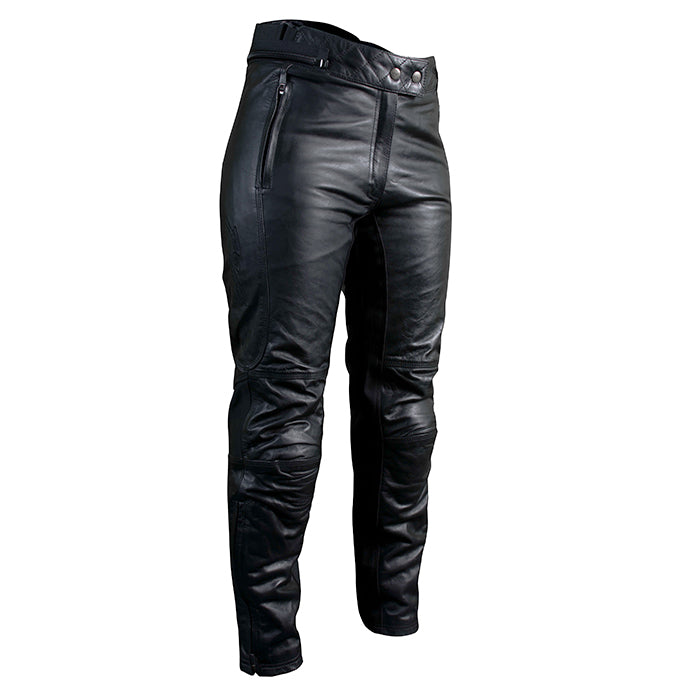 KATE LADIES LEATHER PANT [BLACK]