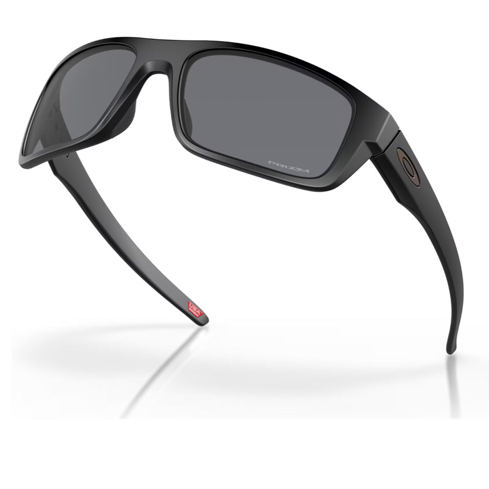 0OO9367-0160 Oakley Drop Point Sunglasses Matte Black Frame with PRIZM Grey Lens