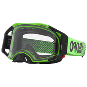 AirBrake MX Goggle Moto Green B1B w Clear Lens Oak