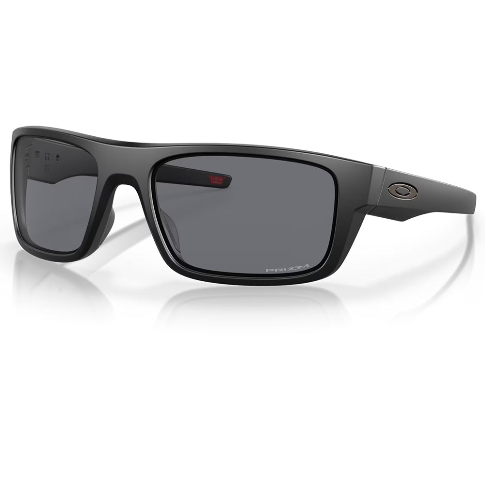 0OO9367-0160 Oakley Drop Point Sunglasses Matte Black Frame with PRIZM Grey Lens