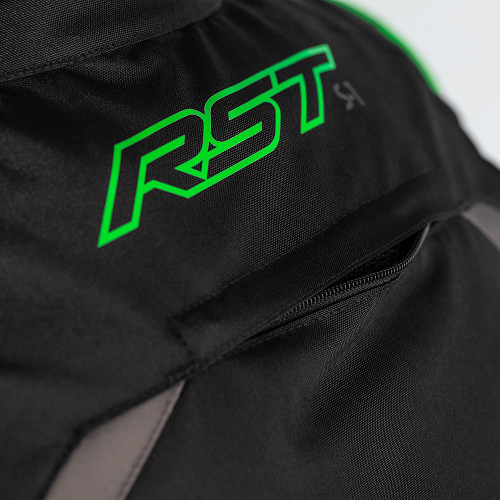 RST S-1 CE TEXTILE JACKET [BLACK GREY NEON GREEN] 