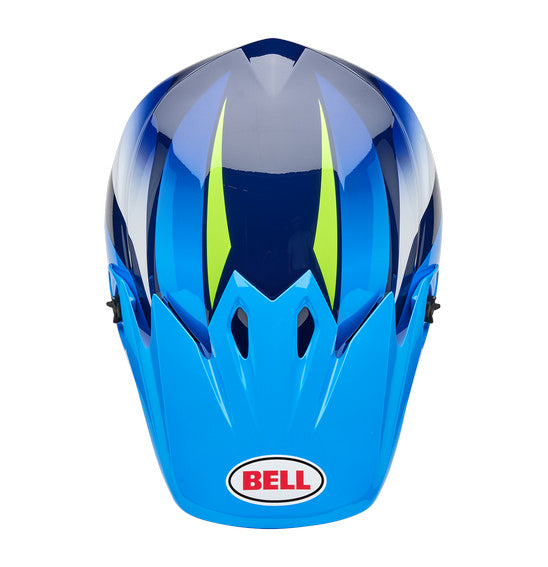 Bell MX-9 MIPS Jackal Blue/Hiviz Yellow