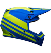 Bell MX-9 MIPS Disrupt Matte classic Blue/Hi-Viz Yellow