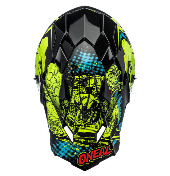 O'Neal Youth 2SRS VILLIAN Helmet - Neon Yellow