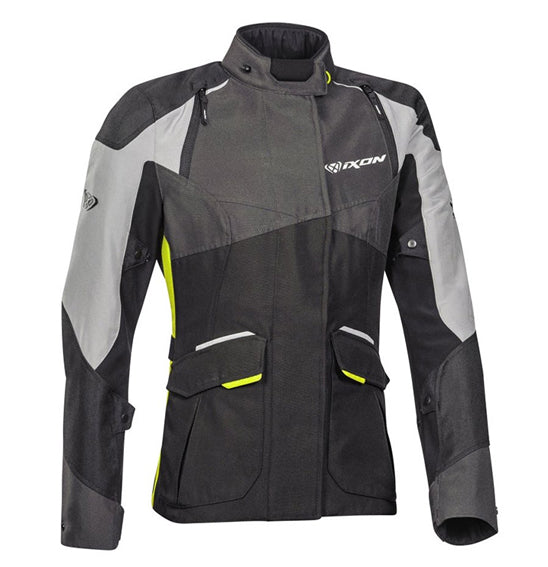 Ixon BALDER LADY Jacket Blk/Gry/Yel - Adv Touring