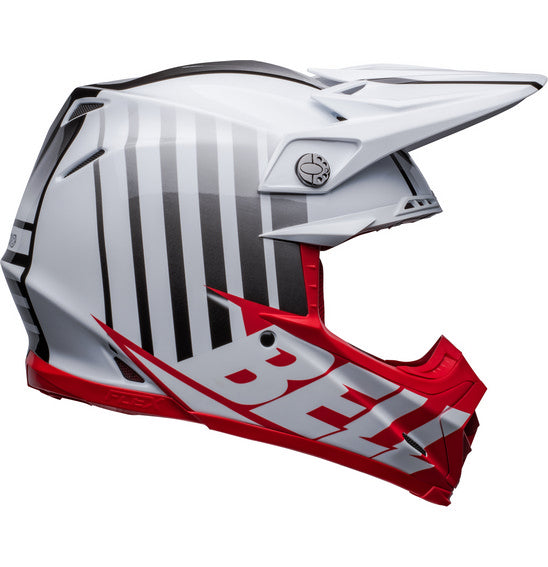 Bell MOTO-9S FLEX Sprint Matte Gloss White/Red