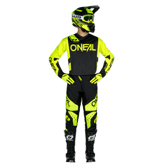 O'Neal Youth ELEMENT Racewear V.24 Pant - Black/Neon