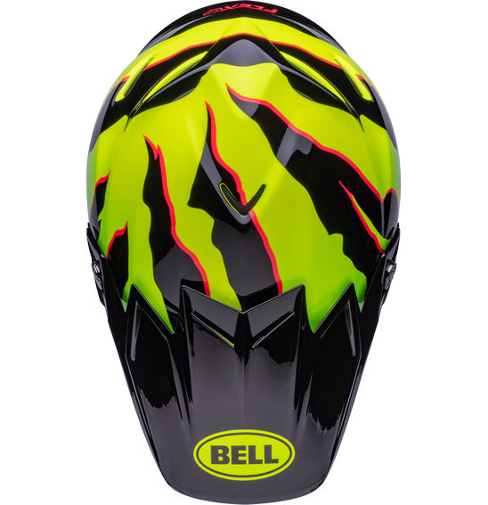 Bell MOTO-9S FLEX Claw Gloss Black/Green