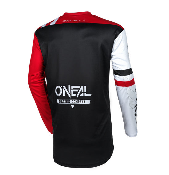 O'Neal 2025 Youth ELEMENT Warhawk Jersey - Black/White/Red