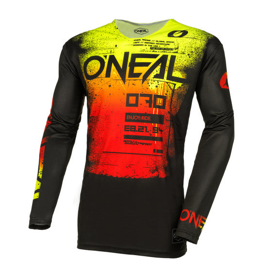 O'Neal 2025 Youth MAYHEM Scarz Jersey - Black/Red