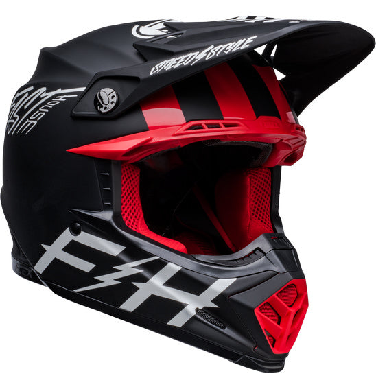 Bell MOTO-9S FLEX Fasthouse Tribe Matte Black/Grey