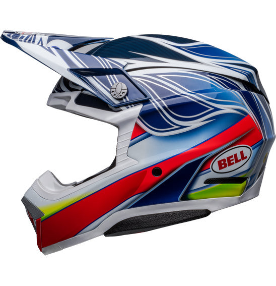 Bell MOTO-10 SPHERICAL Tomac 23 Blue/White