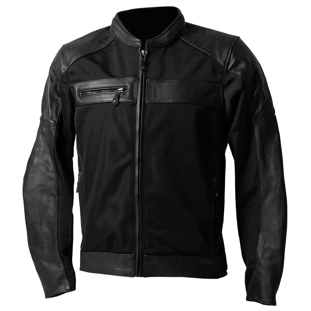 RST INTERSTATE AIR CE LEATHER JACKET [BLACK] 1