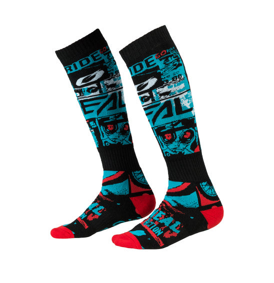 O'Neal PRO MX Ride Sock - Black/Blue