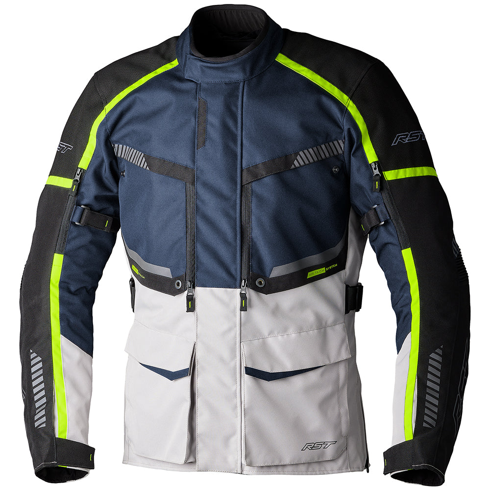 RST MAVERICK EVO CE TEXTILE JACKET [NAVY SILVER] 1