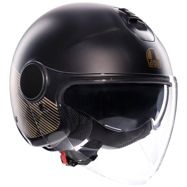 AGV ETERES [PONZA MATT BLACK GOLD] 1