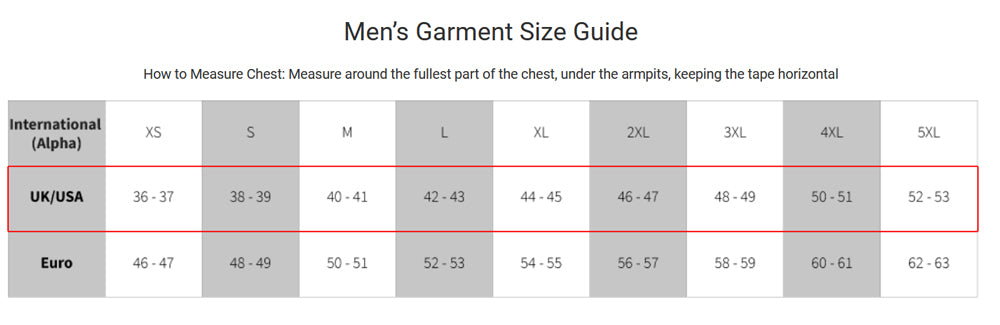 Merlin-leather-size-guide