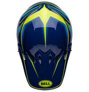 Bell MX-9 MIPS Zone Gloss Navy/Retina