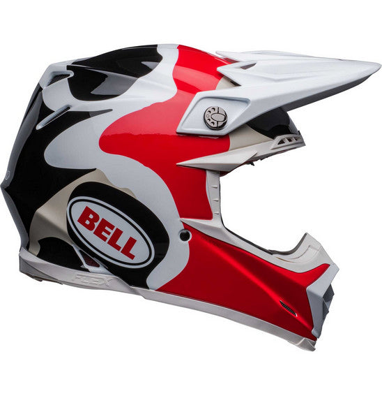 Bell MOTO-9S FLEX Hello Cousteau Reef White/Red