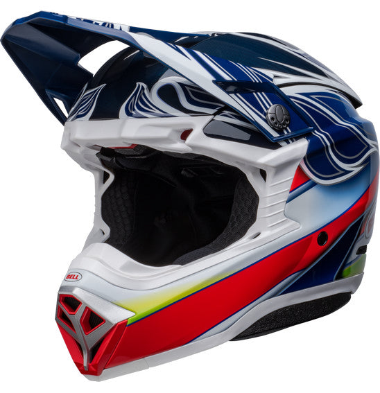 Bell MOTO-10 SPHERICAL Tomac 23 Blue/White