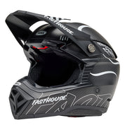 Bell MOTO-10 SPHERICAL Fasthouse Raven Matte Black/White