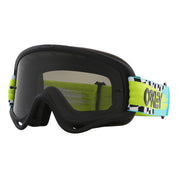 O-Frame MX Goggle Teal Checks w/Grey Lens