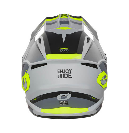 O'Neal 2025 Youth 1SRS STREAM Helmet - Black/Neon Yellow