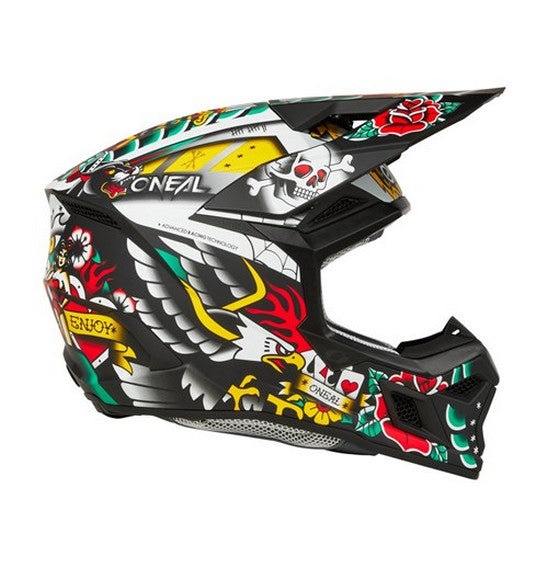 O'Neal 2025 Youth 3SRS INKED Helmet - Multi