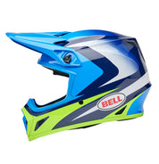 Bell MX-9 MIPS Jackal Blue/Hiviz Yellow