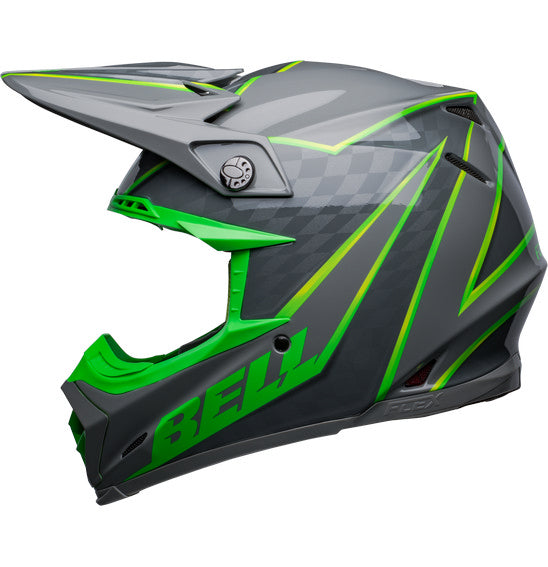 Bell MOTO-9S FLEX Sprite Gloss Grey/Green