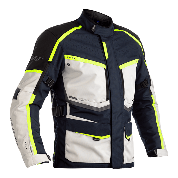 RST MAVERICK TEXTILE JACKET [BLUE/FLO YELLOW]