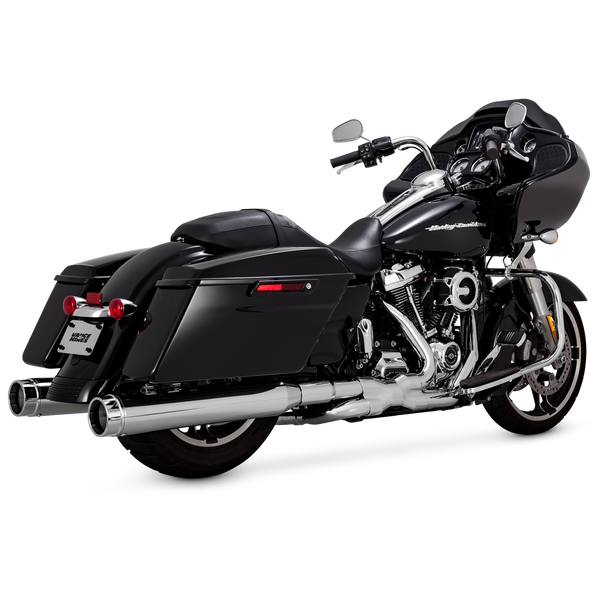 VANCE & HINES TORQUER 450 SLIP-ONS - CHROME