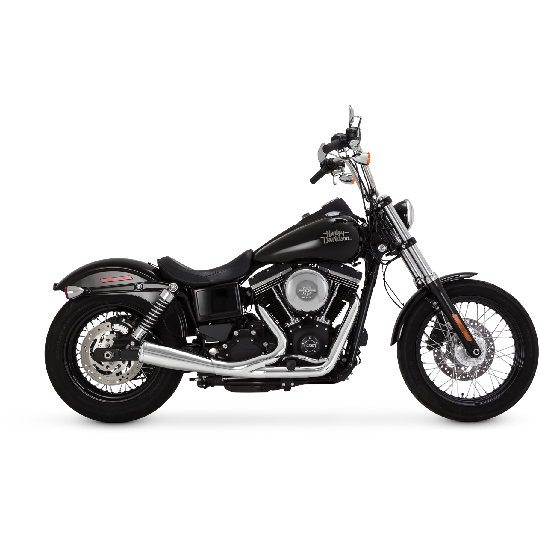 VANCE & HINES 2-INTO-1 UPSWEEP -CHROME