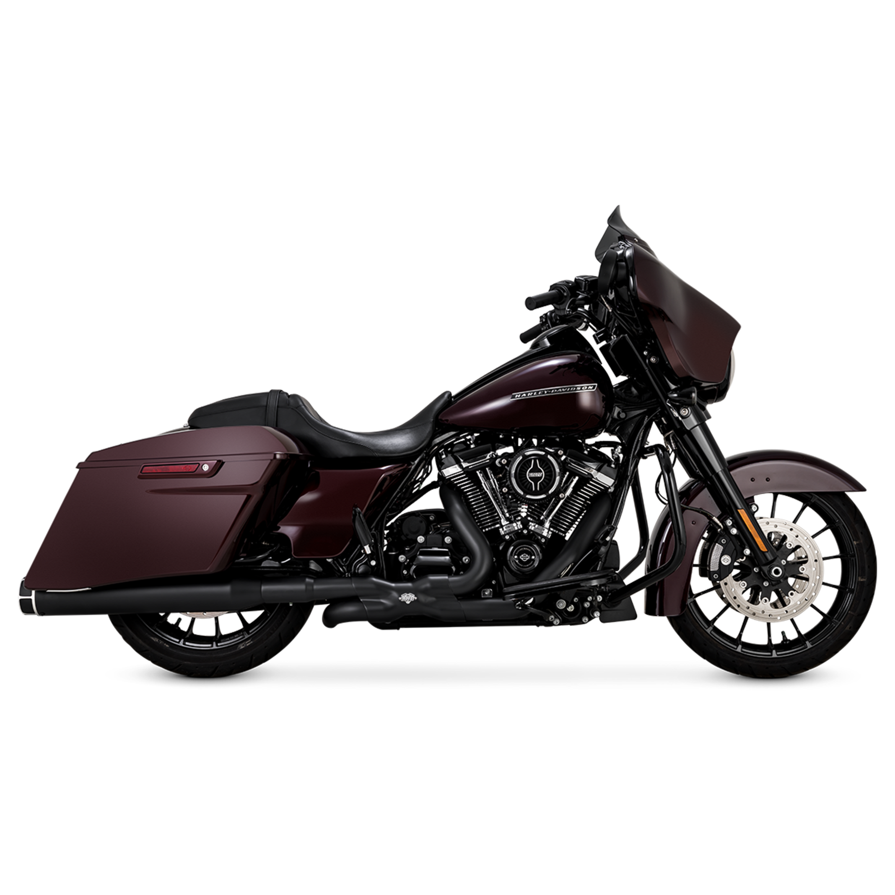 VANCE & HINES TORQUER 450 SLIP-ONS - MACHINE CUT