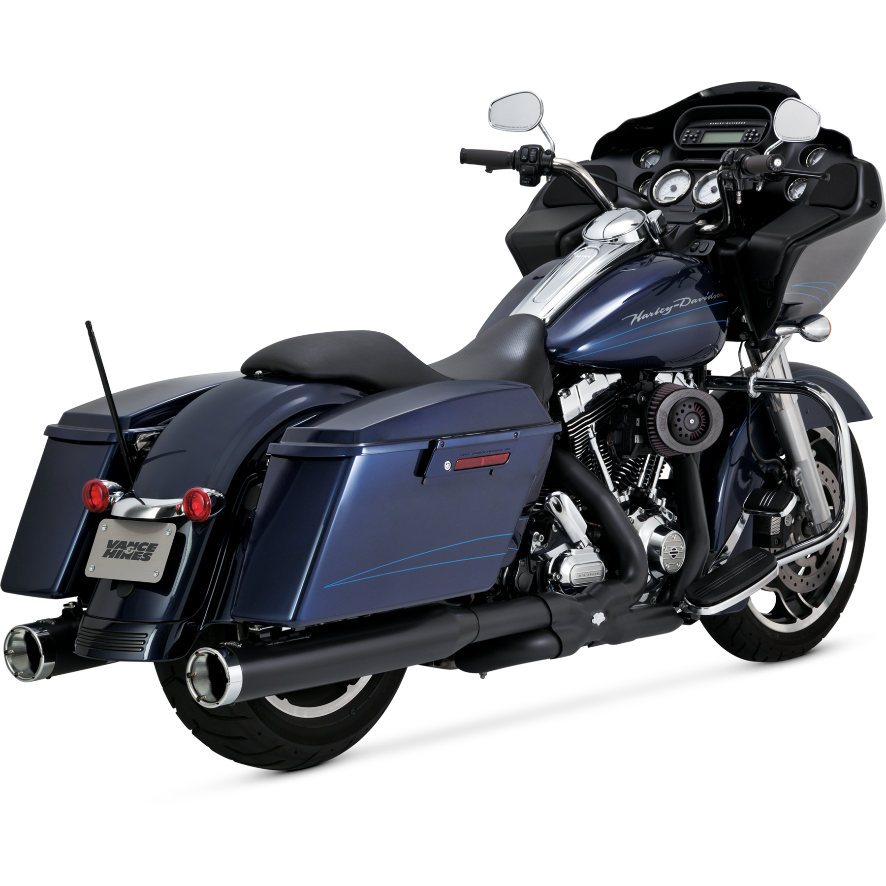 VANCE & HINES POWER DUALS - BLACK