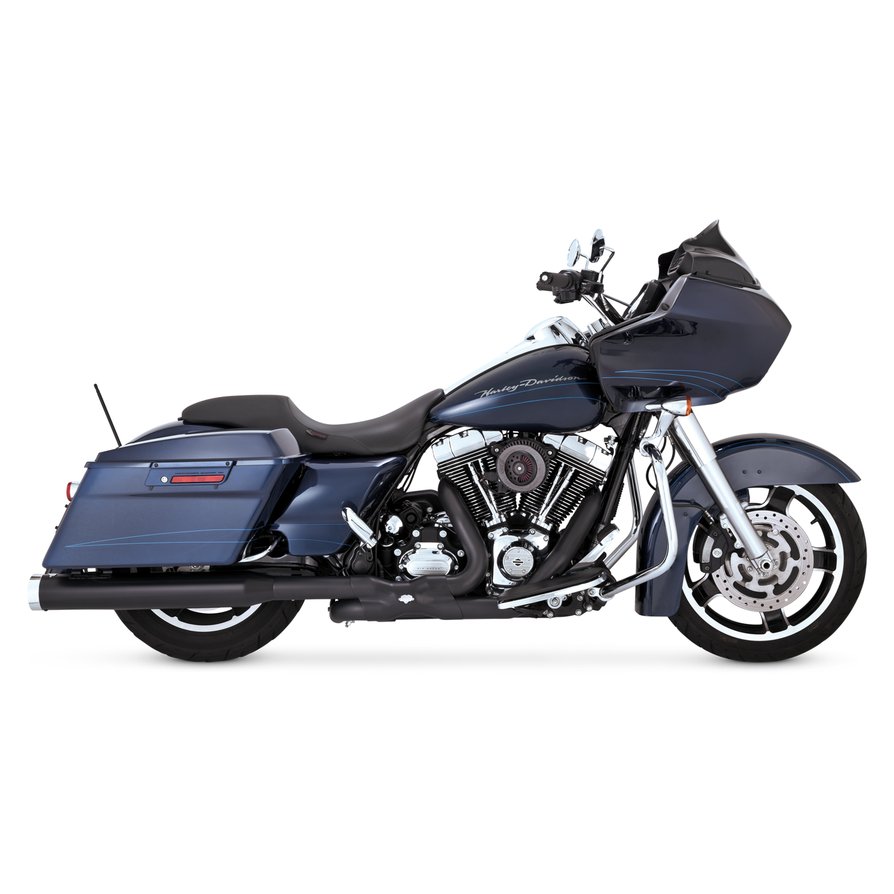 VANCE & HINES POWER DUALS - BLACK