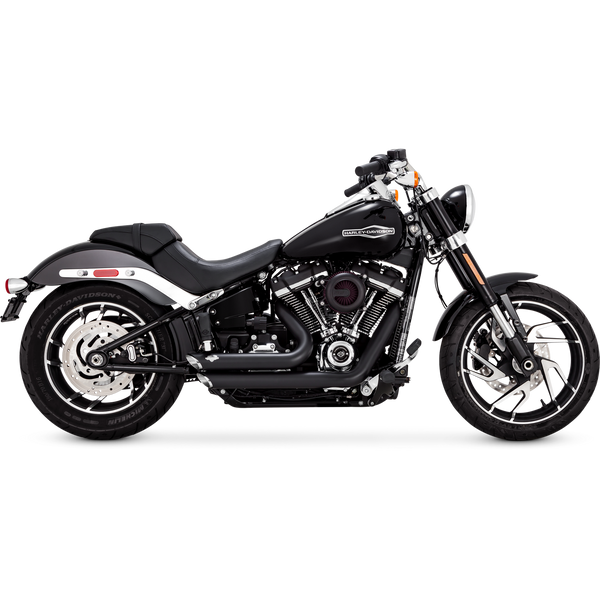 VANCE & HINES SHORTSHOTS STAGGERED - BLACK