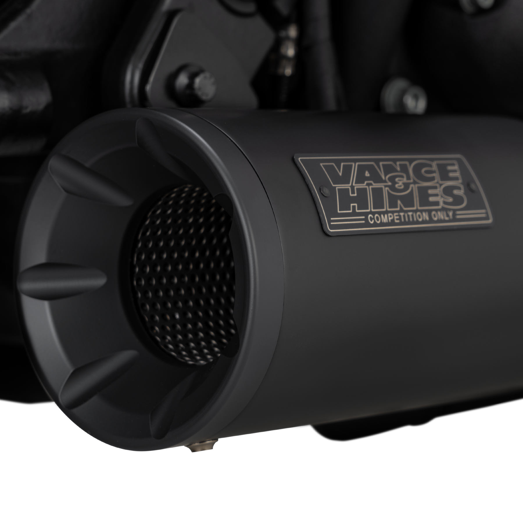 VANCE & HINES STAINLESS 2-INTO-1 HI-OUTPUT - BLACK