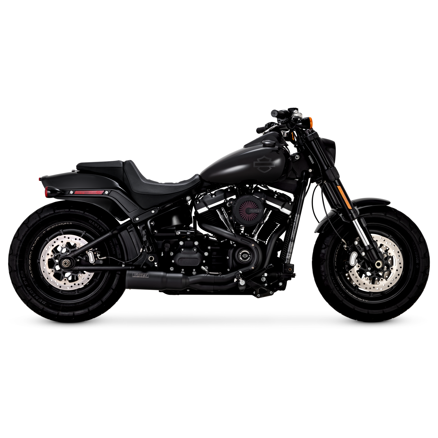 VANCE & HINES STAINLESS 2-INTO-1 HI-OUTPUT - BLACK