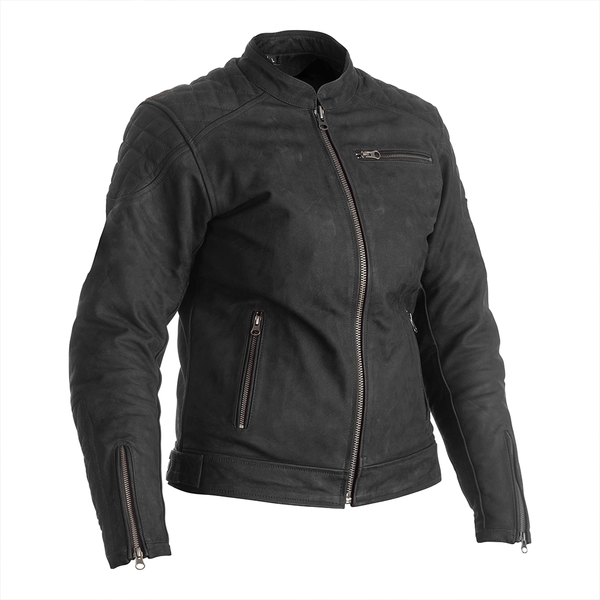 RST LADIES RIPLEY LEATHER JACKET [BLACK]