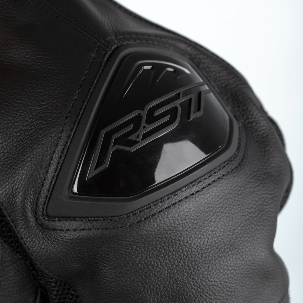 RST TRACTECH EVO 4 MESH LEATHER JACKET [BLACK]