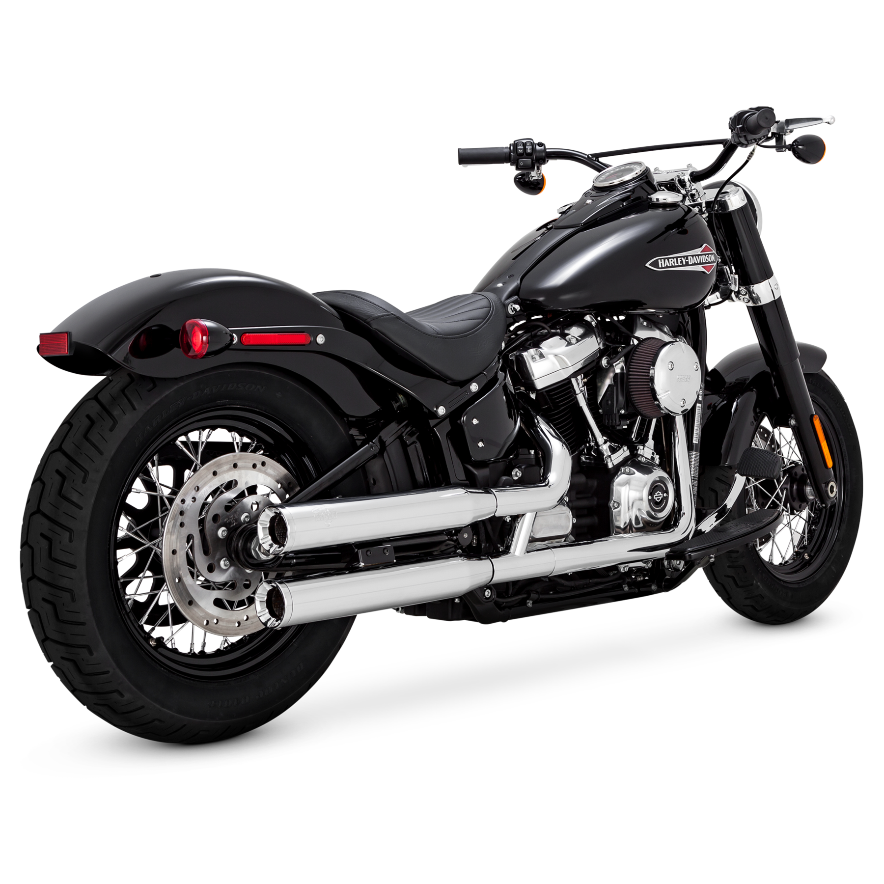 VANCE & HINES ELIMINATOR 300 SLIP-ONS - CHROME