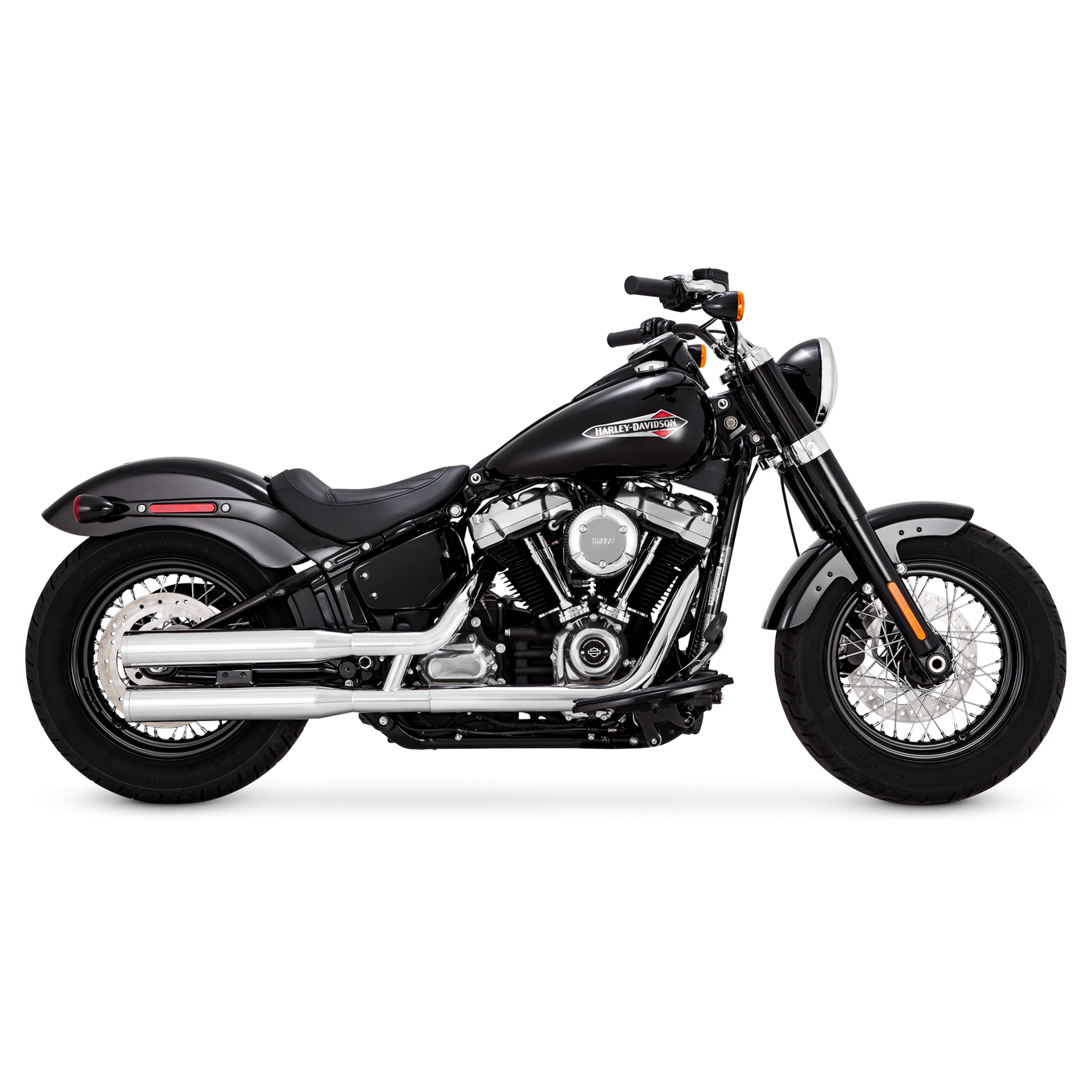 VANCE & HINES ELIMINATOR 300 SLIP-ONS - CHROME