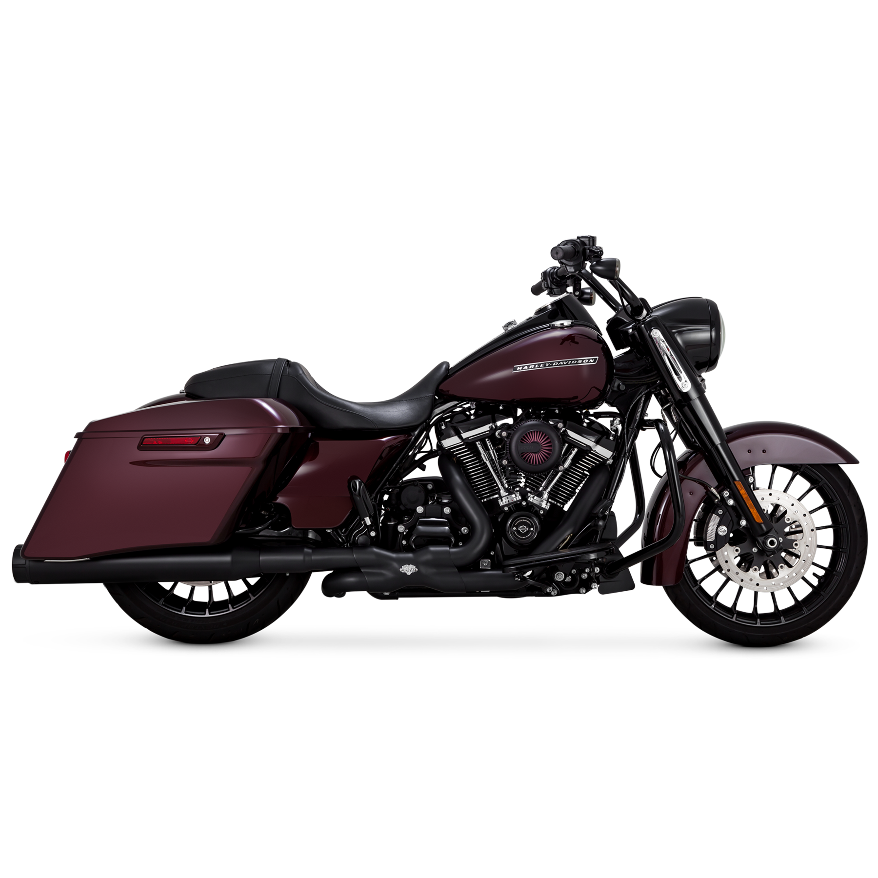 VANCE & HINES TORQUER 450 SLIP-ONS - BLACK