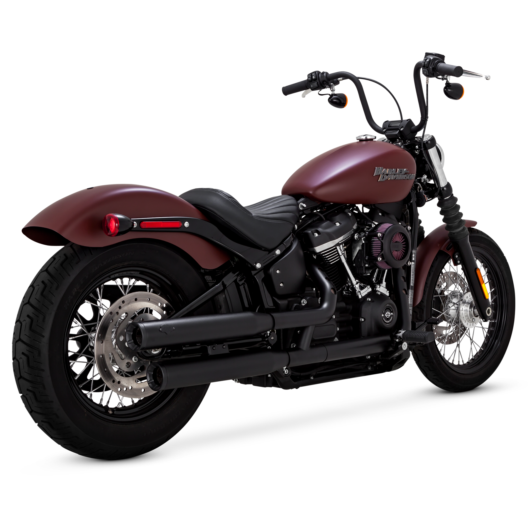 VANCE & HINES ELIMINATOR 300 SLIP-ONS - BLACK