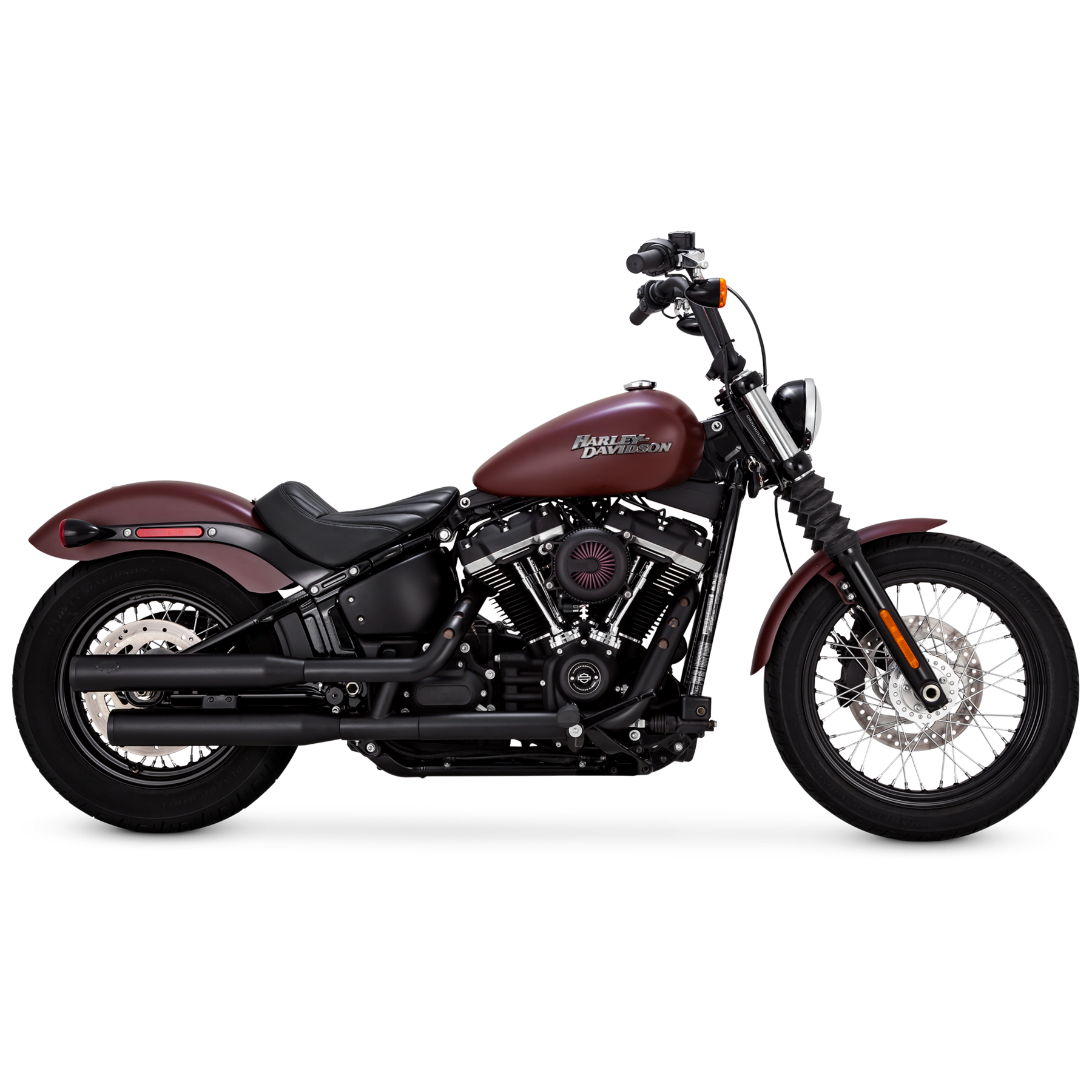 VANCE & HINES ELIMINATOR 300 SLIP-ONS - BLACK