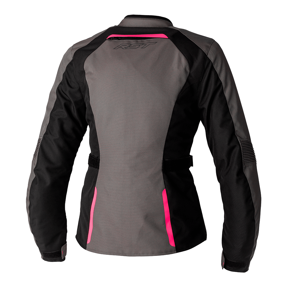 RST AVA LADIES TEXTILE JACKET [BLACK/NEON PINK]