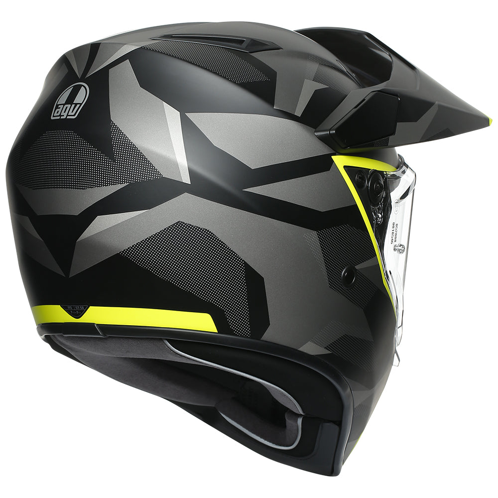 AGV AX9 [SIBERIA MATT BLACK/YELLOW FLURO]