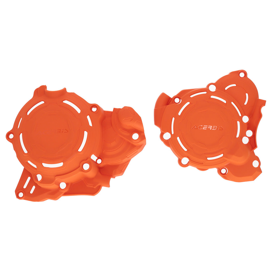 Acerbis X-power Engine Case Cover Kit Orange 250SX 2023